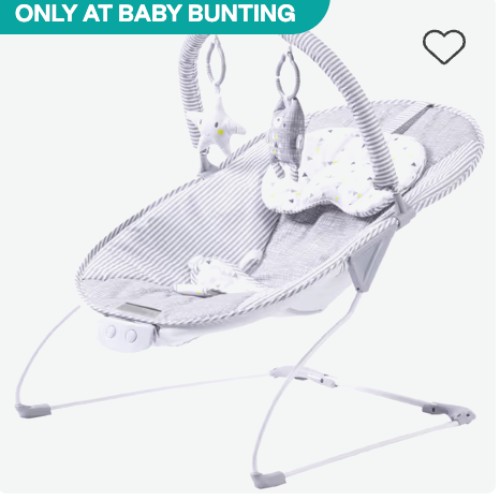 4baby Snuggle Baby Bouncer Grey